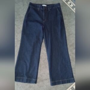 Liz Claiborne Navy Wide Leg Jeans